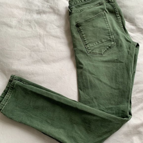 Scotch And Soda Olive Colour Jeans - Picture 2 of 4